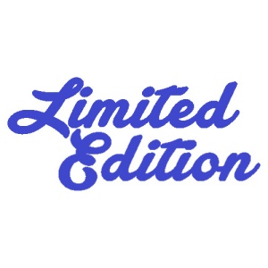 Sticker auto ''Limited edition'', albastru