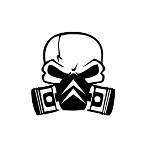 Sticker Craniu Citroen 12x12 cm, Creative Rey®