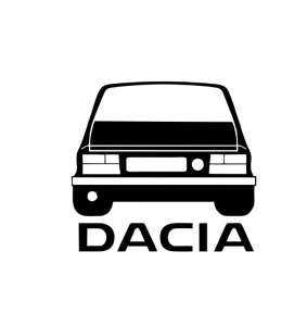 Sticker Dacia 1300 15x13 cm, Creative Rey®
