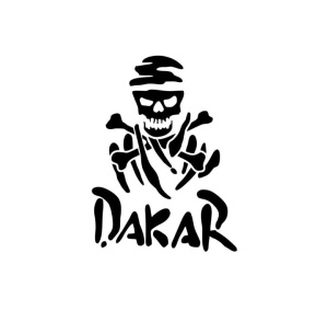 Sticker Dakar Craniu 15x11 cm, Creative Rey®