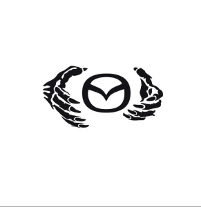 Sticker Hand Mazda 18x9 cm, Creative Rey®