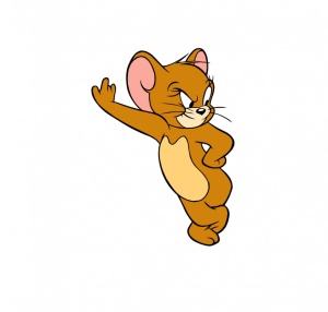 Sticker Jerry Serios 15 cm, Creative Rey®