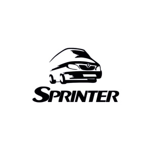 Sticker Mercedes Sprinter Logo 50x31 cm, Creative Rey®