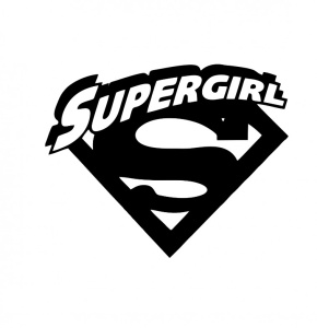 Sticker Supergirl 15cm, Creative Rey®