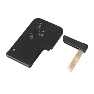 Carcasa Card Cartela Cheie 3 Butoane Renault Megane 2 Scenic - Img 2