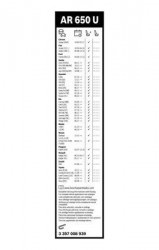 Lamela stergator 65 cm prindere carlig - 3397008939 - Img 3