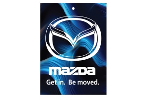Odorizant auto Mazda 7,5 x 10 cm, Liliac