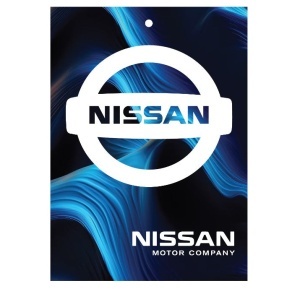 Odorizant auto Nissan 7,5x10 cm, Guma Turbo - Img 2