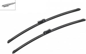 Pachet Stergatoare Parbriz si Stergator Luneta Bosch AeroTwin Seat Leon 1P1 2006-2012