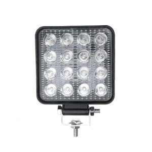 Proiector Auto 16 LED -uri, Offroad 48W 12V-24V, Patrat
