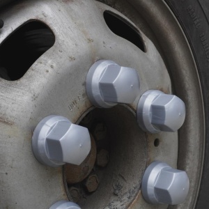 SET 10 BUCATI CAPAC PLASTIC PENTRU PREZON ROATA 33 MM GRI 41 MM - Img 7
