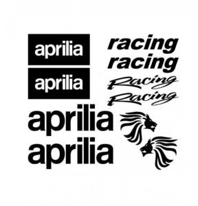 Set 10 Stickere Aprilia, Creative Rey®