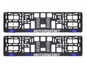 Set 2 bucati suport numar inmatriculare FORD RS