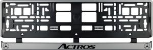 Set 2 bucati, suport numar inmatriculare, Mercedes Actros I