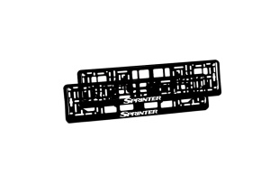 Set 2 bucati, suport numar inmatriculare personalizat-Sprinter