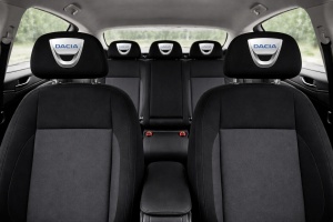 Set 2 huse tetiere negre, pentru gama auto DACIA - Img 3