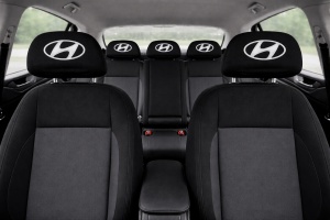 Set 2 huse tetiere negre, pentru gama auto HYUNDAI - Img 3