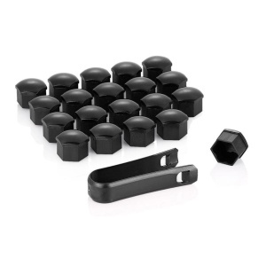 Set 20 capace prezoane. pe 19 mm plus cheie de scos capacele. negre - Img 2