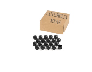 Set 20 capace prezoane. Skoda. Negru 17mm
