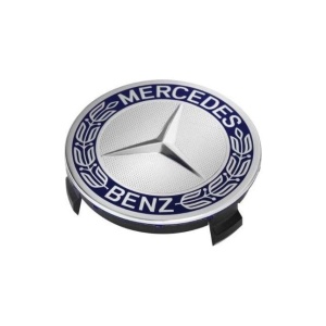 Set 4 Capace Jante Aliaj Mercedes-Benz 75mm Albastre - Img 6
