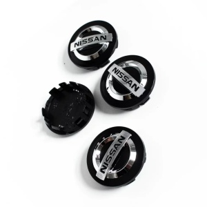 Set 4 Capace Jante Aliaj Nissan – 54mm Negre - Img 4
