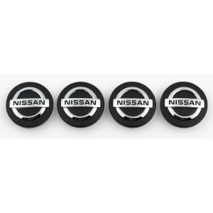 Set 4 Capace Jante Aliaj Nissan – 60mm Negre - Img 3