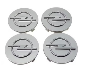 Set 4 Capace Jante Aliaj Opel 58MM GRI - Img 2