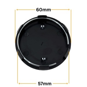 Set 4 Capace Jante aliaj Renault 57mm – 60mm, Negru - Img 4