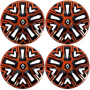 Set 4 Capace Roti 14 `` Best Cupru-Negru, Compatibile Cu Renault - Img 2