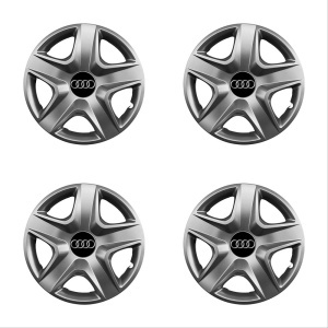 Set 4 capace roti 14 iinchi (R14) nch compatibile AUDI, Model-202 - Img 2