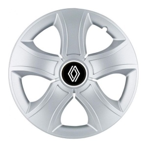 Set 4 Capace Roti 14 inchi (R14) Bis Gri, Compatibile Cu Renault Nou - Img 2