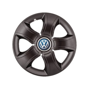 Set 4 Capace Roti 14 inchi (R14) Bis Negru, Compatibile Cu VW - Img 3
