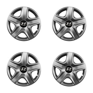 Set 4 capace roti 14 inchi (R14) compatibile HYUNDAI, Model-202 - Img 2
