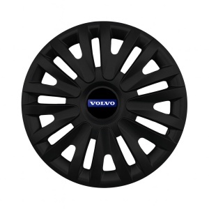 Set 4 capace roti 14 inchi (R14) compatibile VOLVO, Model 217 Black