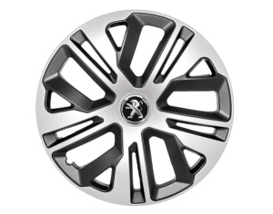 Set 4 Capace Roti 14 Inchi (R14) Raven Gri-Negru, Compatibile Cu Peugeot