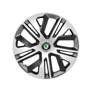 Set 4 Capace Roti 14 Inchi (R14) Raven Gri-Negru, Compatibile Cu Skoda - Img 3