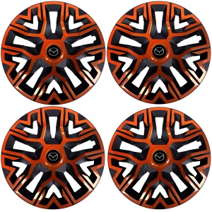 Set 4 Capace Roti 15 `` Best Cupru-Negru, Compatibile Cu Mazda - Img 2