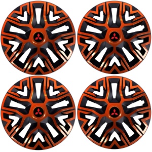 Set 4 Capace Roti 15 `` Best Cupru-Negru, Compatibile Cu Mitshubisi - Img 2