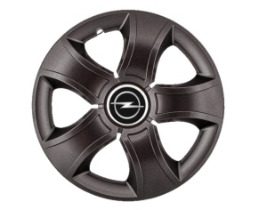 Set 4 Capace Roti 15 inchi (R15) Bis Negru, Compatibile Cu Opel
