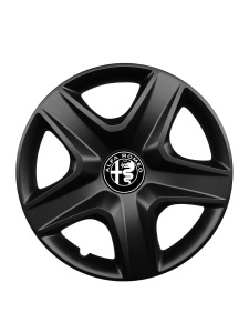 Set 4 capace roti 15 inchi (R15) compatibile ALFA ROMEO, Model 340 Black