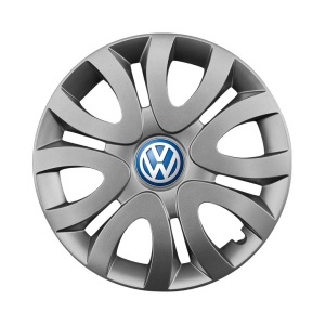 Set 4 Capace Roti 15 inchi (R15) Compatibile Cu VOLKSWAGEN model - 330, Sigla Albastra