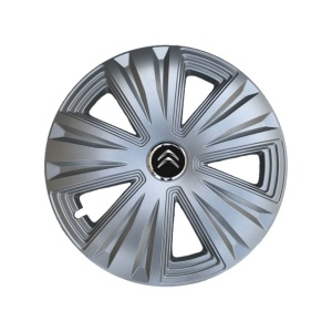 Set 4 capace roti 15 inchi (R15) Glory Gri, Compatibile cu Citroen - Img 3