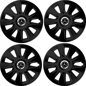 Set 4 Capace Roti 15 inchi (R15) Stratos Negru, Compatibile Cu Mercedes-Benz - Img 2