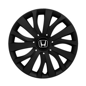 Set 4 capace roti 16 inch (R16) compatibile HONDA, Model - 432 Black Edition