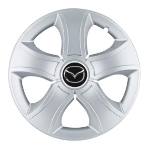 Set 4 Capace Roti 16 inchi (R16) Bis Gri, Compatibile Cu Mazda - Img 3