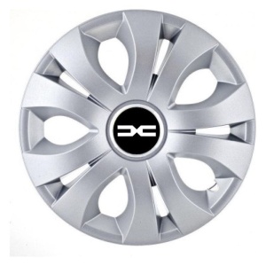 Set 4 Capace Roti 16 inchi (R16), Compatibil Cu Dacia Nou, model Top Gri - Img 2