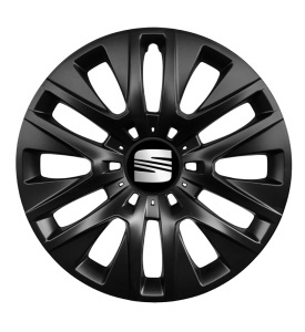 Set 4 capace roti 16 inchi (R16) compatibile SEAT, Model 429 Black