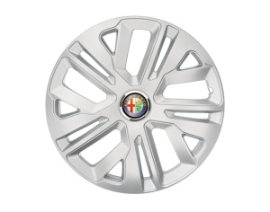 Set 4 Capace Roti 16 inchi (R16) Raven Gri, Compatibile Cu Alfa Romeo