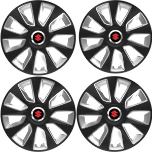 Set 4 Capace Roti 16 inchi (R16) Stratos Gri-Negru, Compatibile Cu Suzuki - Img 2