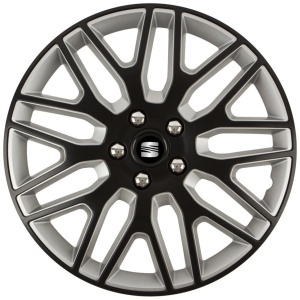 Set 4 Capace Roti 17 inchi (R17) Dakar Negru-Gri, Compatibile Cu Seat